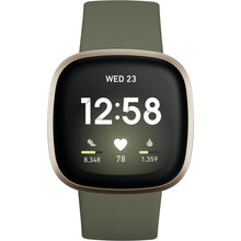 Load image into Gallery viewer, Fitbit Versa 3 Smartwatch - Olive / Soft Gold
