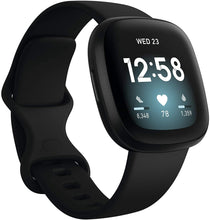 Load image into Gallery viewer, Fitbit Versa 3 Smartwatch - Black
