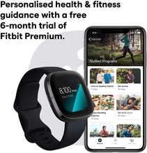 Load image into Gallery viewer, Fitbit Sense Smartwatch - Carbon/Graphite
