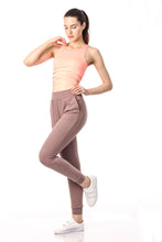 Load image into Gallery viewer, Arya Cotton Joggers - Taupe
