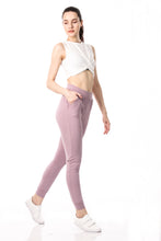Load image into Gallery viewer, Arya Cotton Joggers - Misty Lilac
