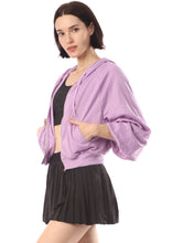 Load image into Gallery viewer, Bree Puff Sleeves Hoodie - Lilac

