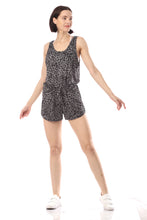 Load image into Gallery viewer, Solange Lounge Romper - Green Leopard
