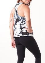 Load image into Gallery viewer, Themis Sleeveless Shirt - Black Tie Dye
