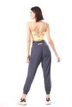 Load image into Gallery viewer, VOiLA! activewear Cross Back Joggers - Navy Blue

