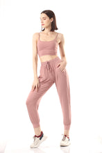 Load image into Gallery viewer, VOiLA! activewear Garterized Joggers - Blush
