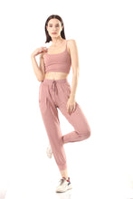 Load image into Gallery viewer, VOiLA! activewear Garterized Joggers - Blush

