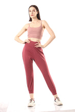 Load image into Gallery viewer, VOiLA! activewear Cross Back Joggers - Maroon
