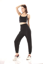 Load image into Gallery viewer, VOiLA! activewear Cross Back Joggers - Black
