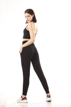 Load image into Gallery viewer, VOiLA! activewear Garterized Joggers - Black

