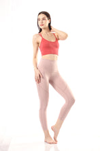 Load image into Gallery viewer, VOiLA! activewear Criss Cross Back Sports Bra - Strawberry
