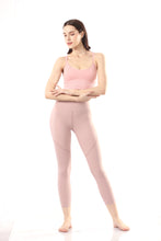 Load image into Gallery viewer, VOiLA! activewear Criss Cross Back Sports Bra - Blush
