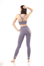 Load image into Gallery viewer, VOiLA! activewear Cross Back Sports Bra - Violet
