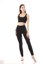 Load image into Gallery viewer, VOiLA! activewear 2-way Stirrup Leggings - Black
