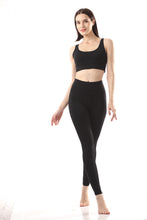 Load image into Gallery viewer, VOiLA! activewear 2-way Stirrup Leggings - Black
