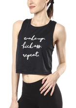 Load image into Gallery viewer, Wake Up Dri-fit Crop Sleeveless Tank
